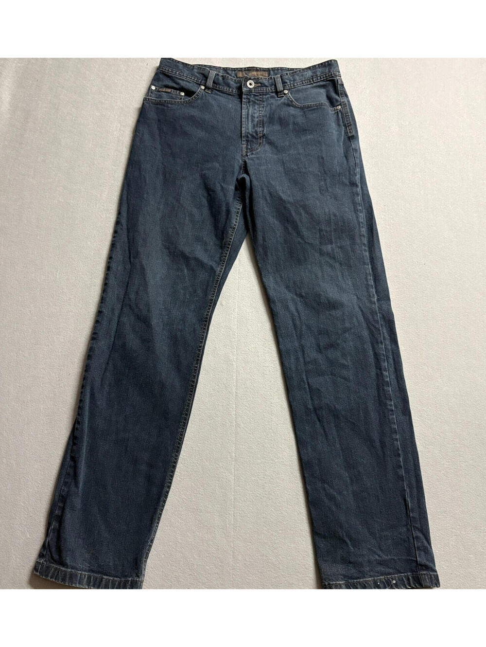 Brax Feel Good Straight Leg Dark Wash Jeans Tag X Fits Like 32X33 Denim Pants